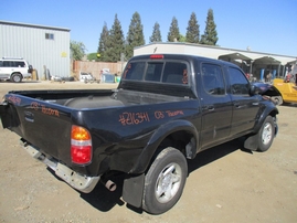 2003 TOYOTA TACOMA PRERUNNER DOUBLE CAB BLACK 3.4L AT 2WD Z16341 